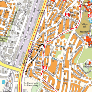 Geltungsbereich Erhaltungssatzung Rosenbrunnen