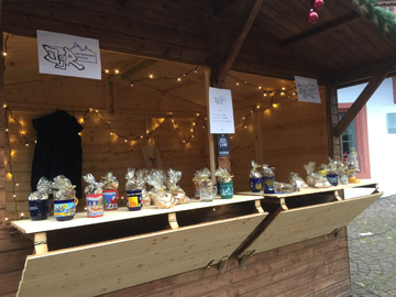 Stand des Jugendgemeinderates auf dem Weihnachtsmarkt 2018