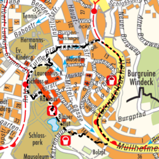 Geltungsbereich Erhaltungssatzung Gerberbachviertel