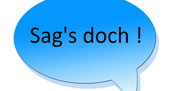 Symbol mit Sprechblase